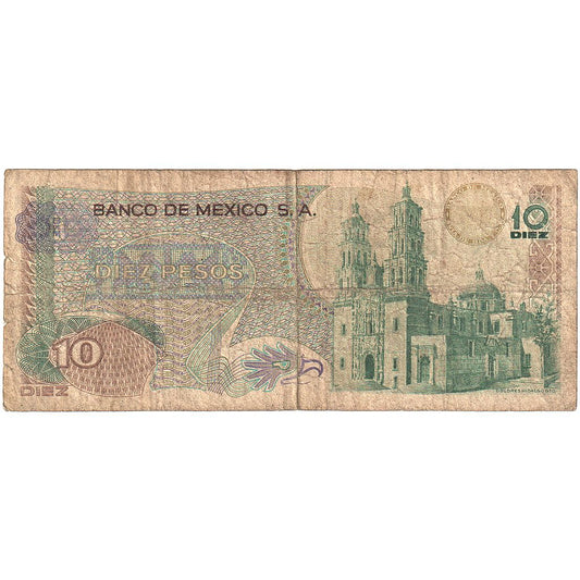 Mexiko,
10 pesos,
1975