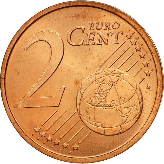 Portugalsko,
2 euro centy,
2008