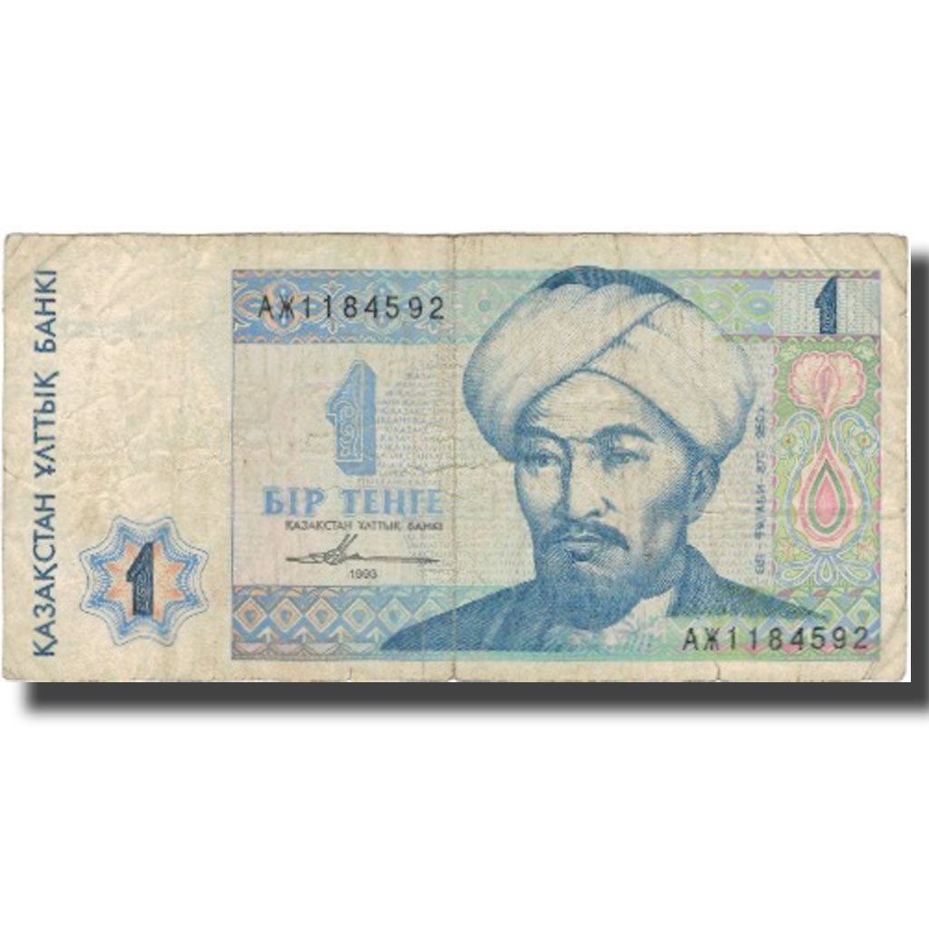 Bankovka,
Kazachstán,
1 Tenge