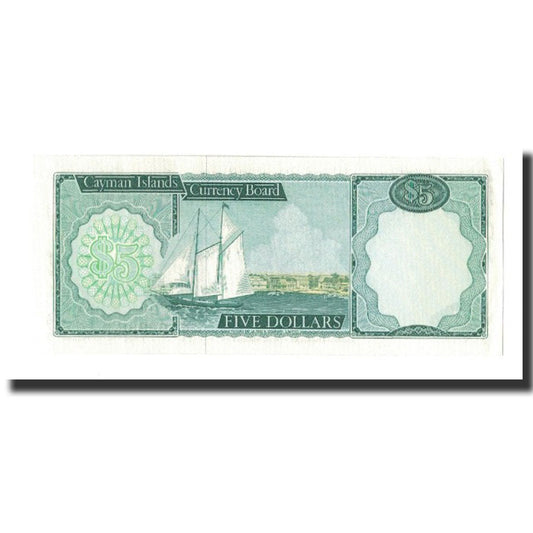 Bankovka,
Kajmanské ostrovy,
5 dolarů