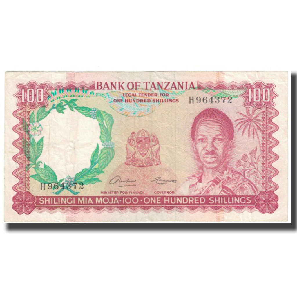 Tanzanie,
100 šilinků,
EF(40-45)