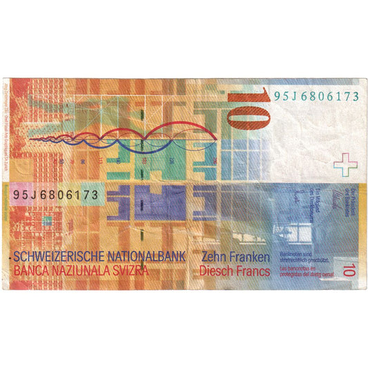 Švýcarsko,
10 Franken,
KM: 66a