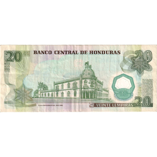 Honduras,
20 lempir,
2008