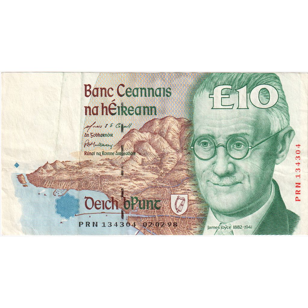 Irsko – republika,
10 liber,
EF(40-45)