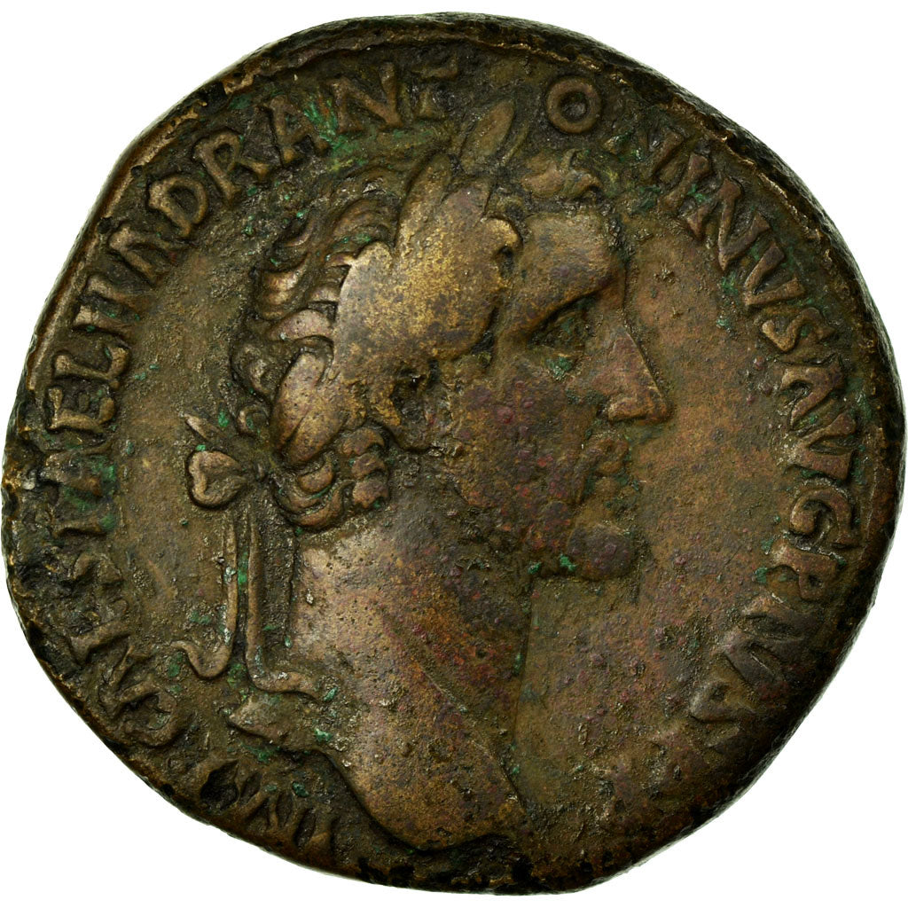 Antoninus Pius,
Sestertius,
Měď