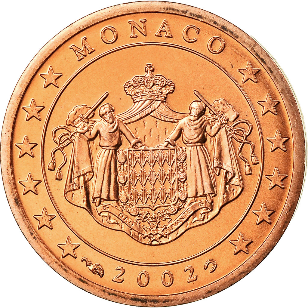 Monako,
2 euro centy,
2002