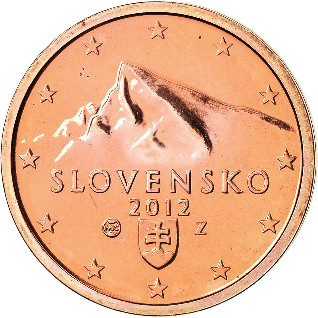 Slovensko,
2 euro centy,
2012