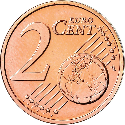 Portugalsko,
2 euro centy,
2012