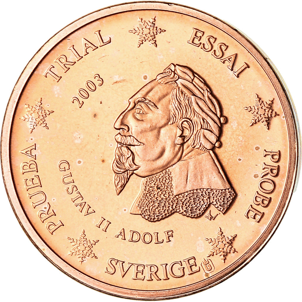 Švédsko,
2 euro centy,
2003