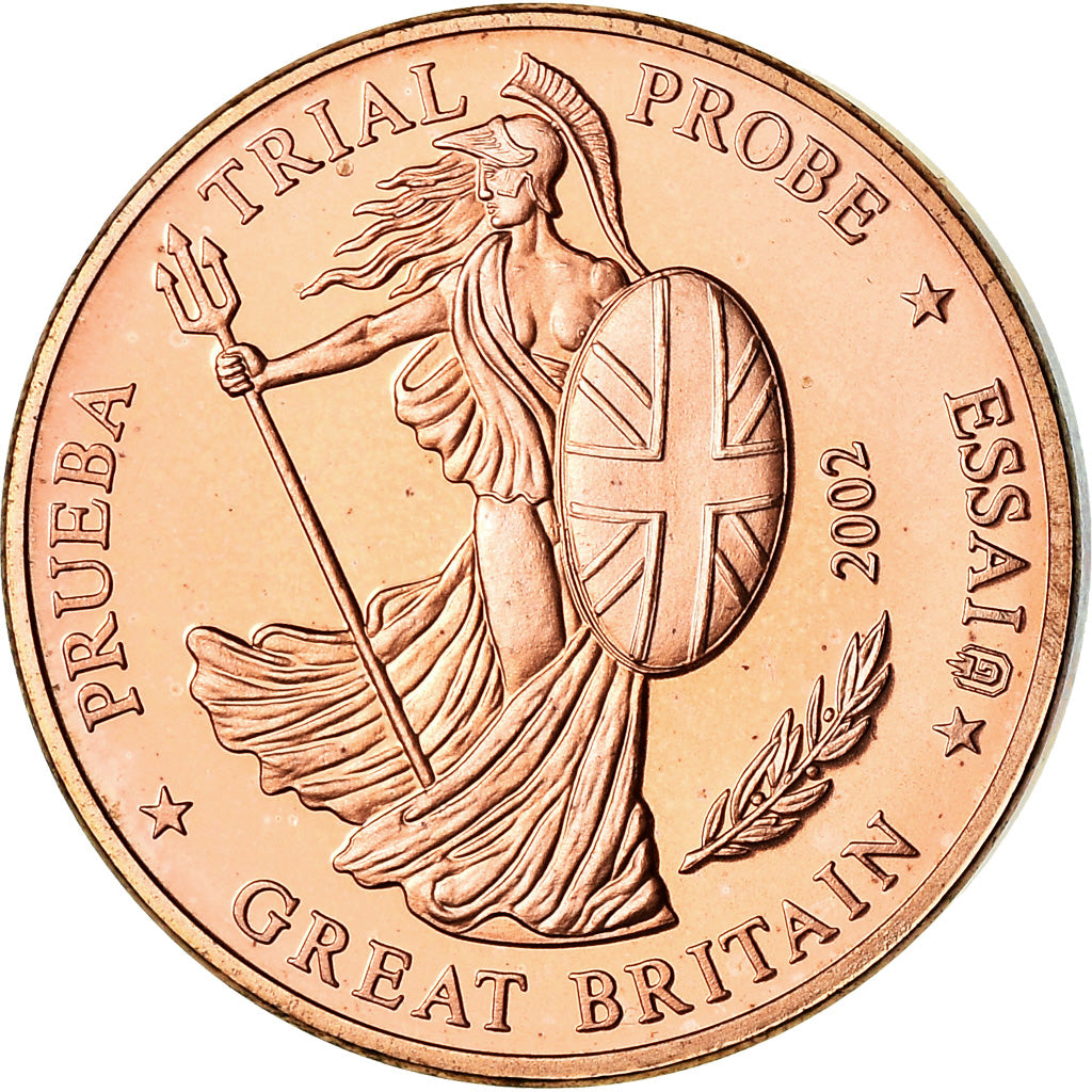 Velká Británie,
2 euro centy,
2002