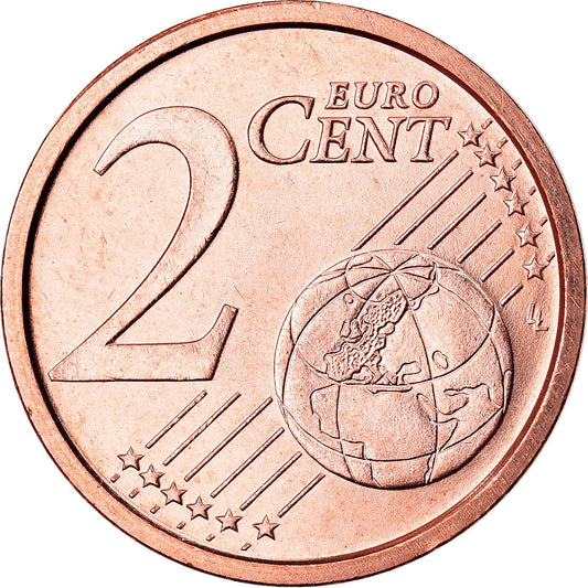 Itálie,
2 euro centy,
2010