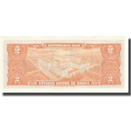 Bankovka,
Brazílie,
2 Cruzeiros