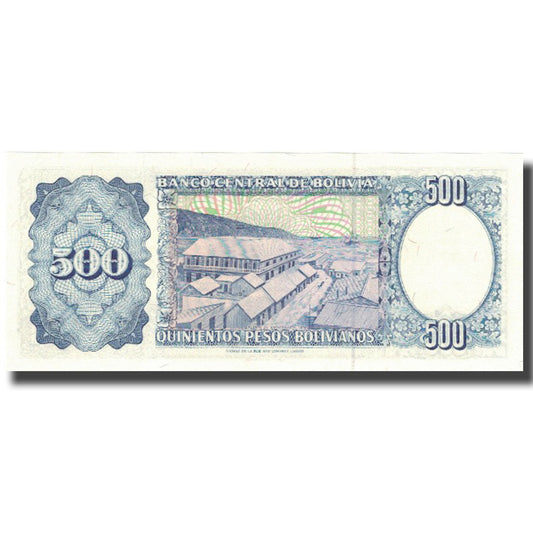 Bankovka,
Bolívie,
500 bolíviánských pesos