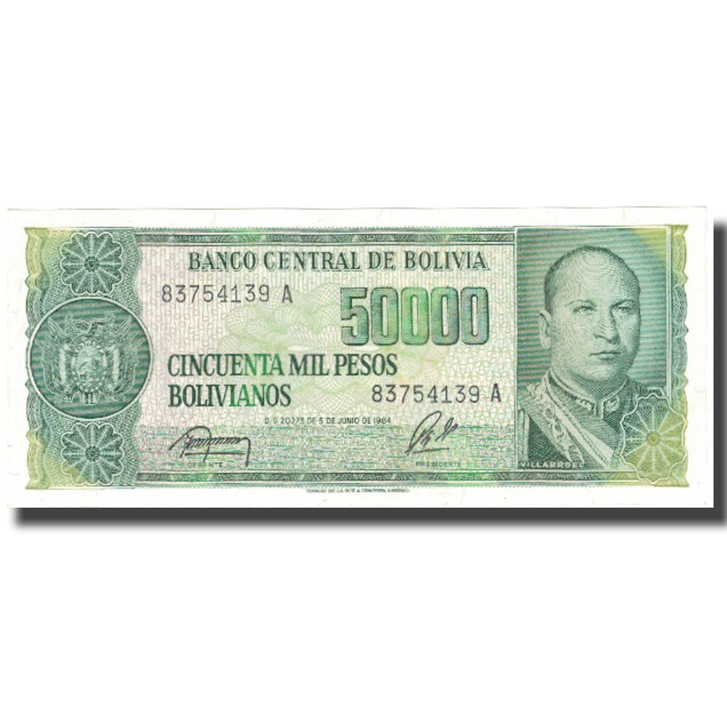 Bankovka,
Bolívie,
50