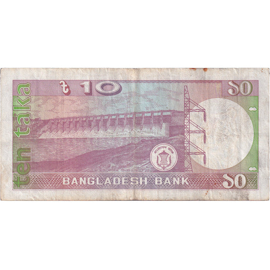 Bankovka,
Bangladéš,
10 Taka