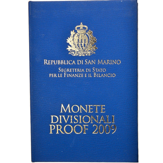 San Marino,
1 cent až 2 eura,
2009
