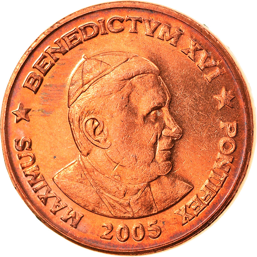 Vatikán,
2 euro centy,
Typ 5