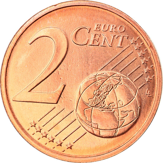 Portugalsko,
2 euro centy,
2010