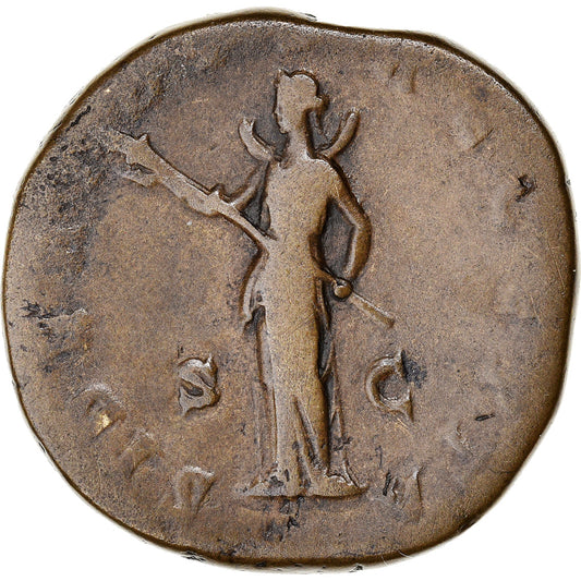 Mince,
Diva Faustina II,
Sestertius