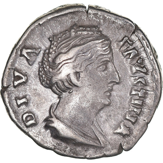 Mince, 
  
  Faustina I, 
  
  denár