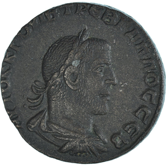 Mince, 
  
  Trebonianus Gallus, 
  
  Bronz Æ