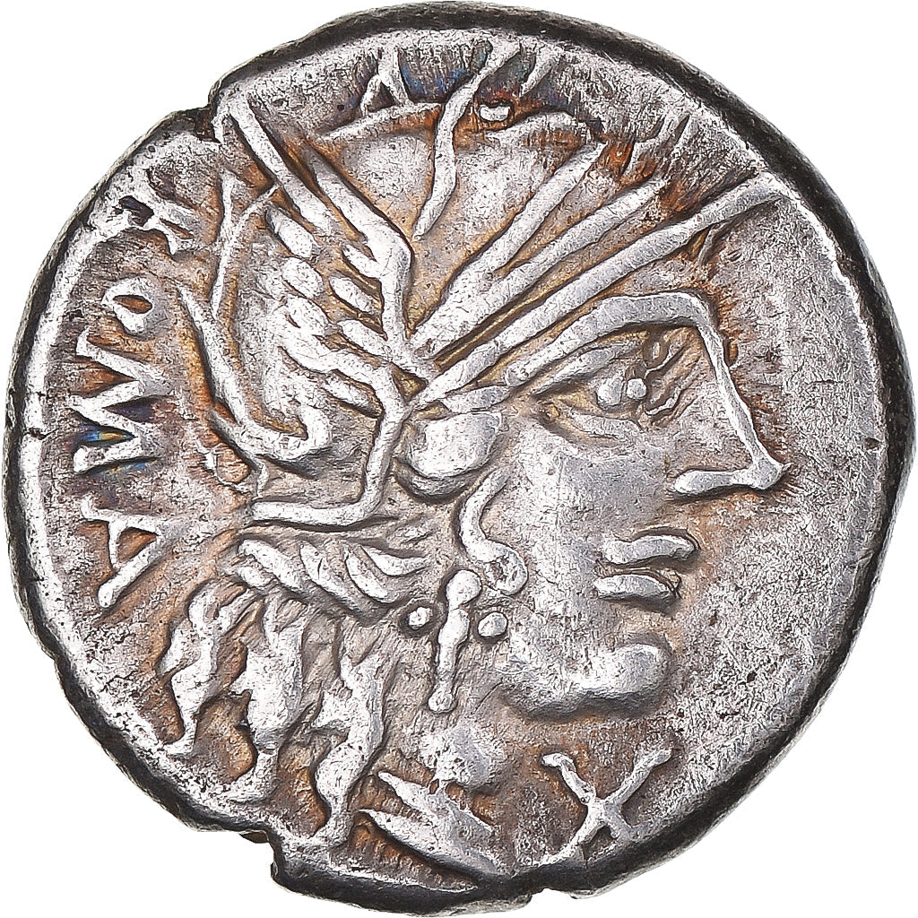 Mince, 
  
  M. Fannius C.f., 
  
  denár