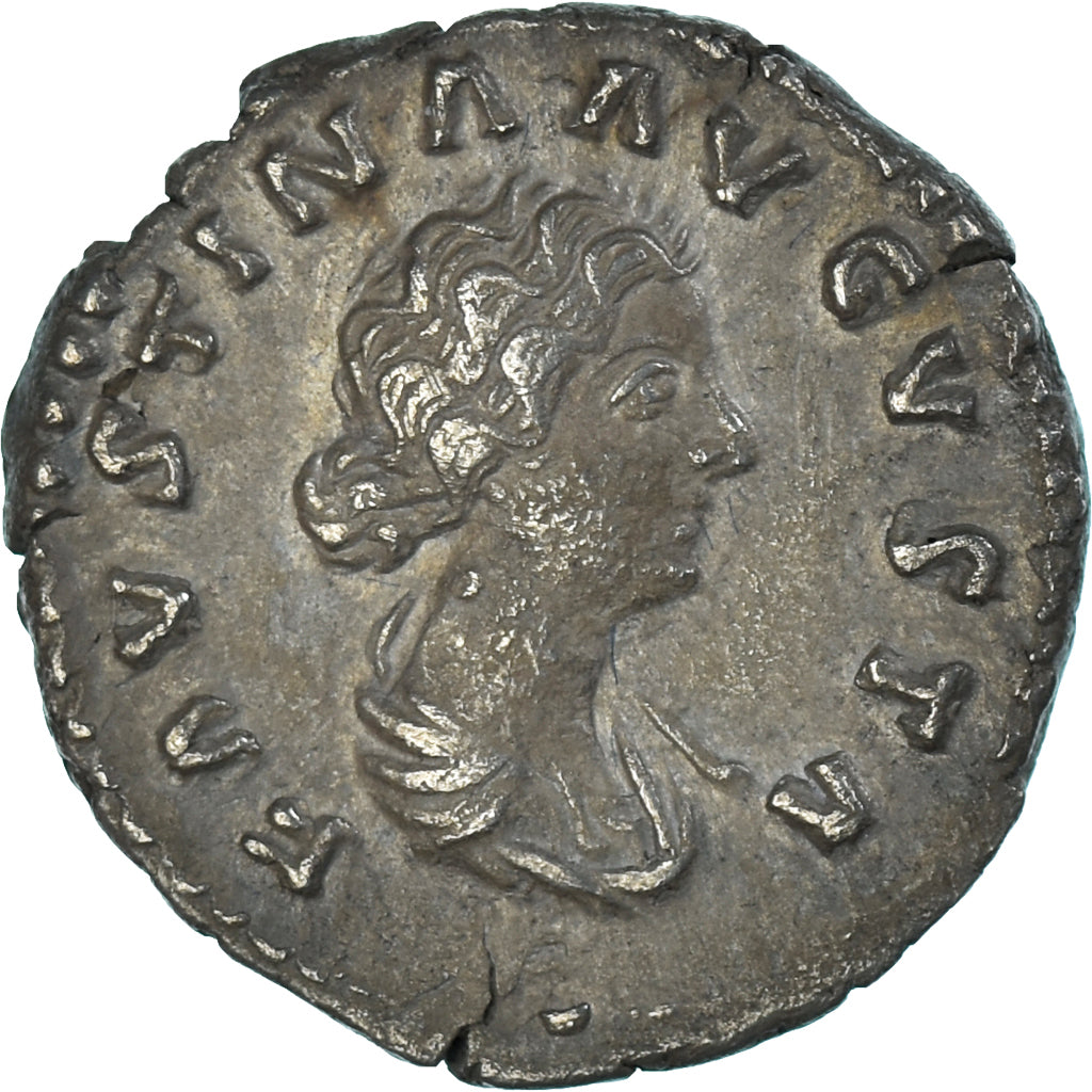 Mince, 
  
  Faustyně II. 
  
  denár