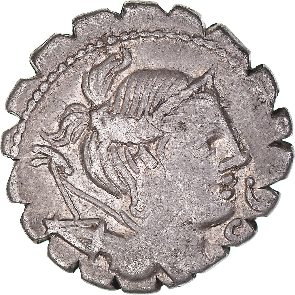 Mince, 
  
  Ti. Claudius Ti. F. Ap. n. Nero, 
  
  Denár Serratus