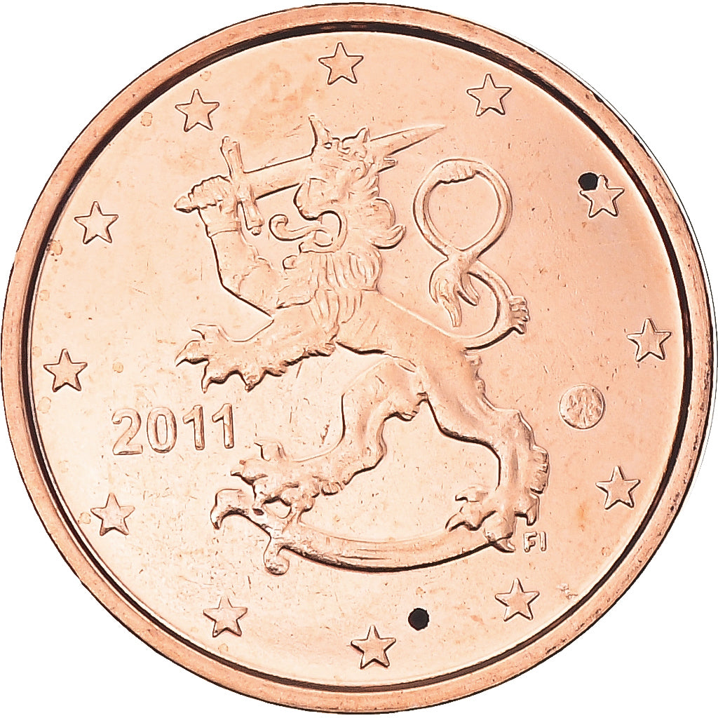 Finsko, 
  
  2 euro centy, 
  
  2002