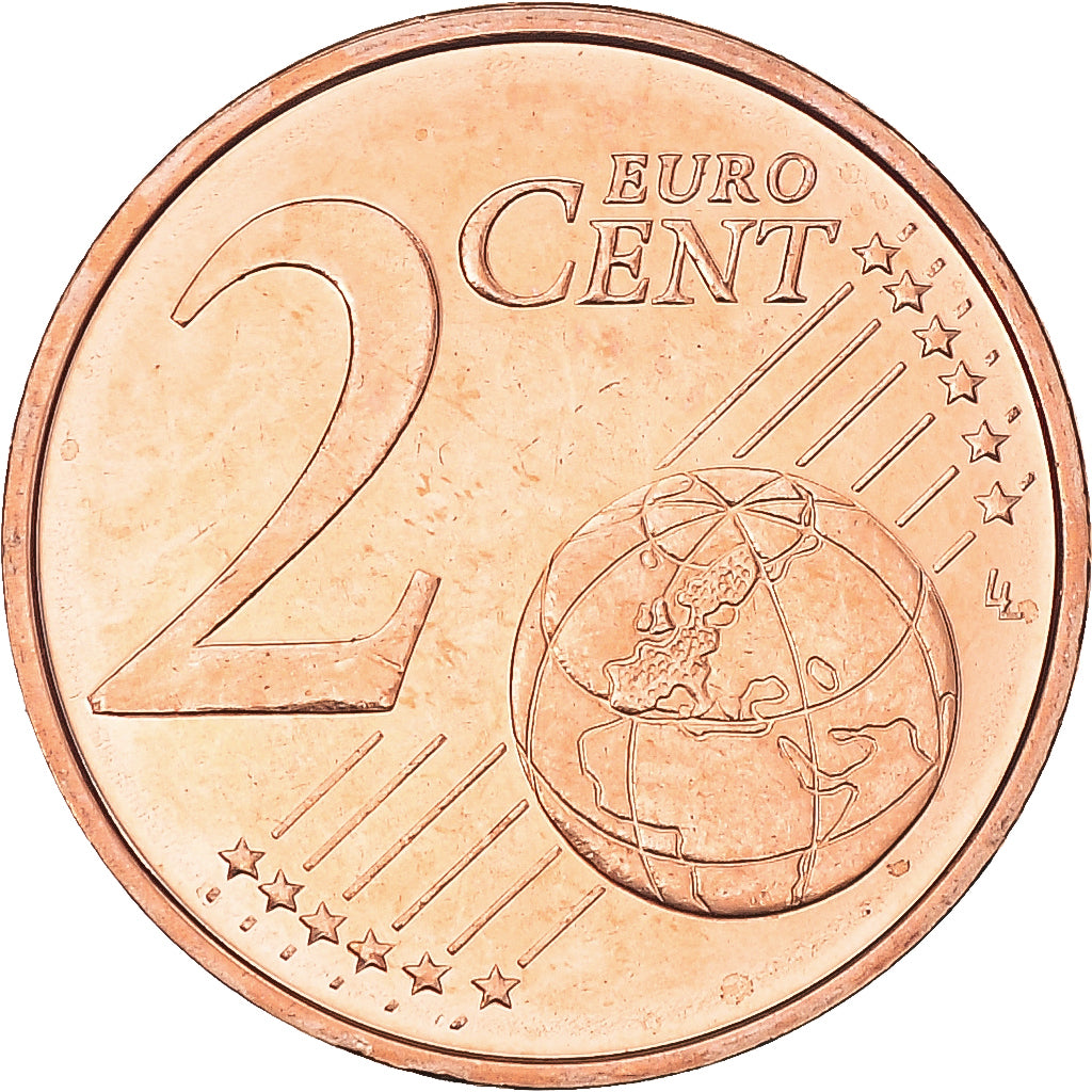 Finsko, 
  
  2 euro centy, 
  
  2002