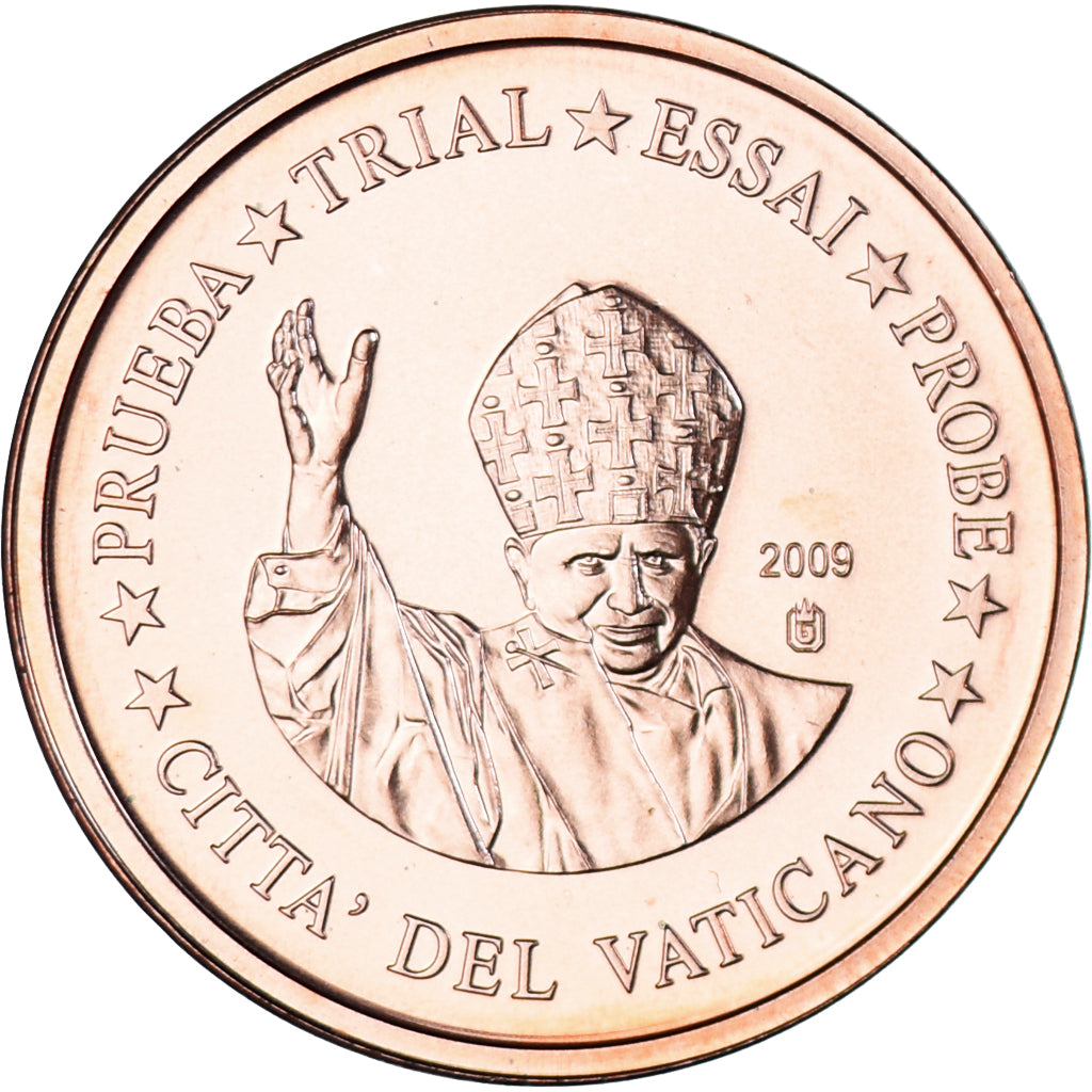 Vatikán, 
  
  2 euro centy, 
  
  2009