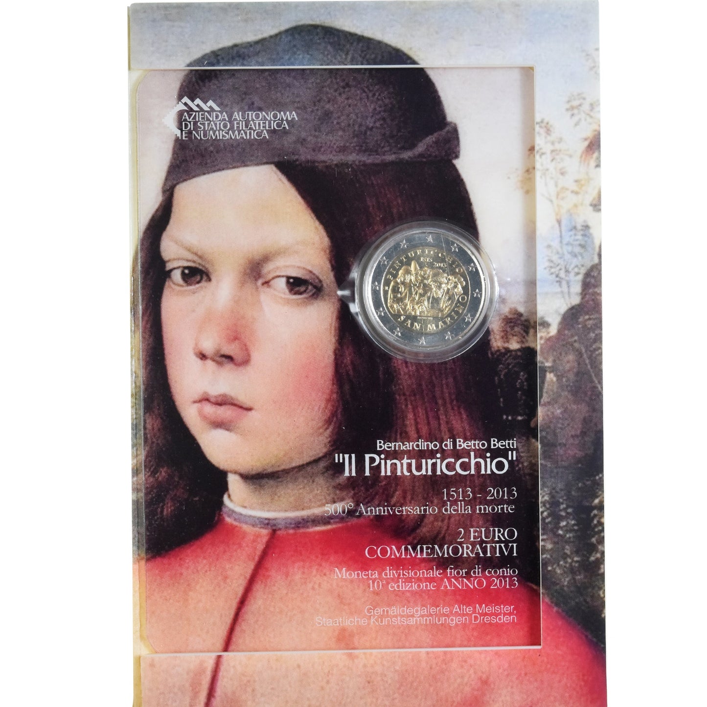 San Marino, 
  
  2 eura, 
  
  Il Pinturicchio