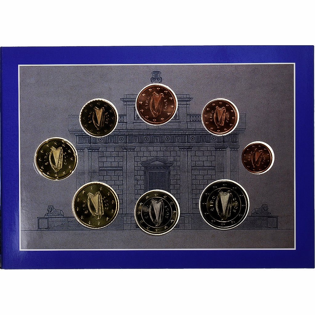 IRSKO, 
  
  1 cent až 2 eura, 
  
  2003