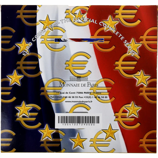 Francie, 
  
  1 cent až 2 eura, 
  
  euro set