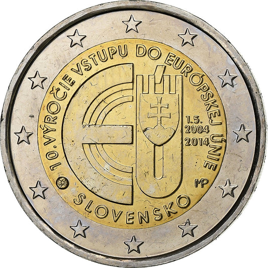 Slovensko, 
  
  2 eura, 
  
  2014