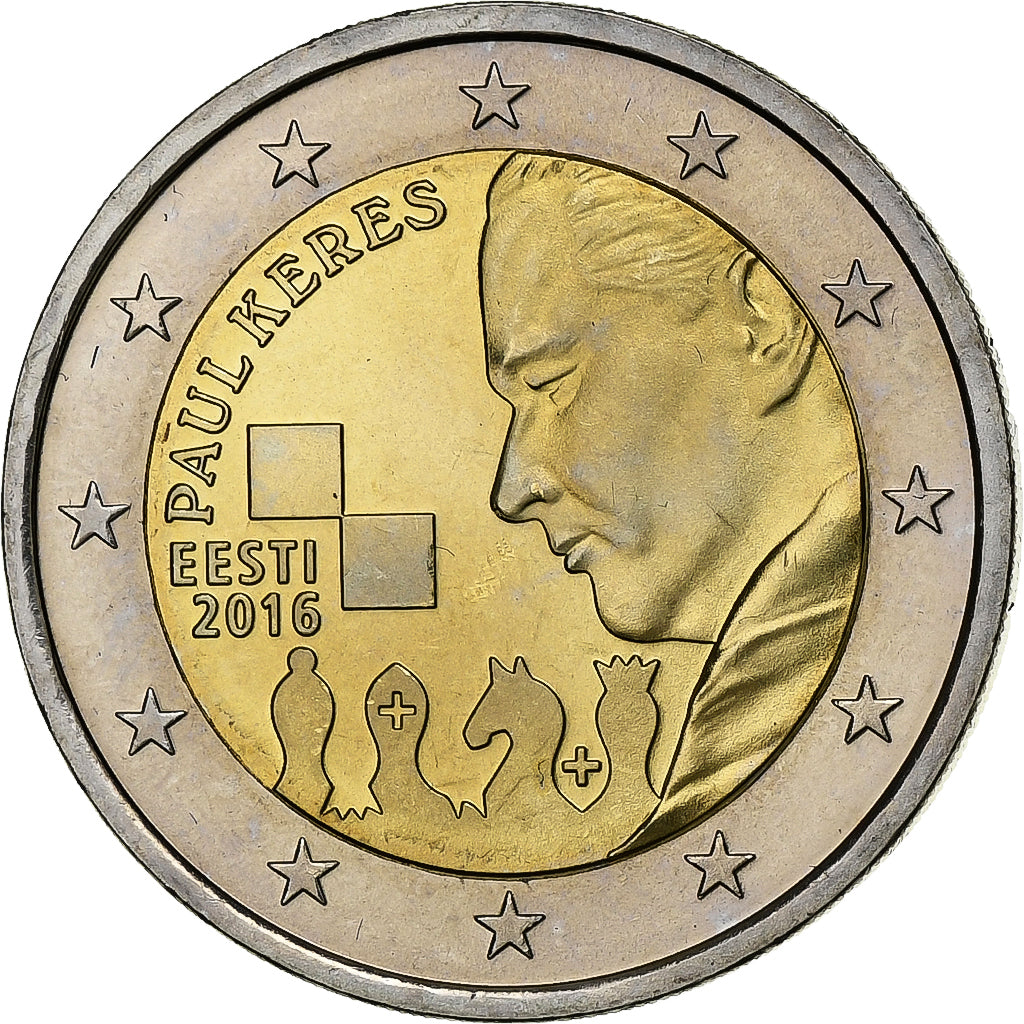 Estonsko, 
  
  2 eura, 
  
  2016