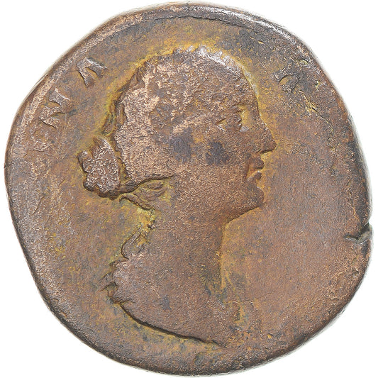 Mince, 
  
  Faustyně II. 
  
  Sestertius