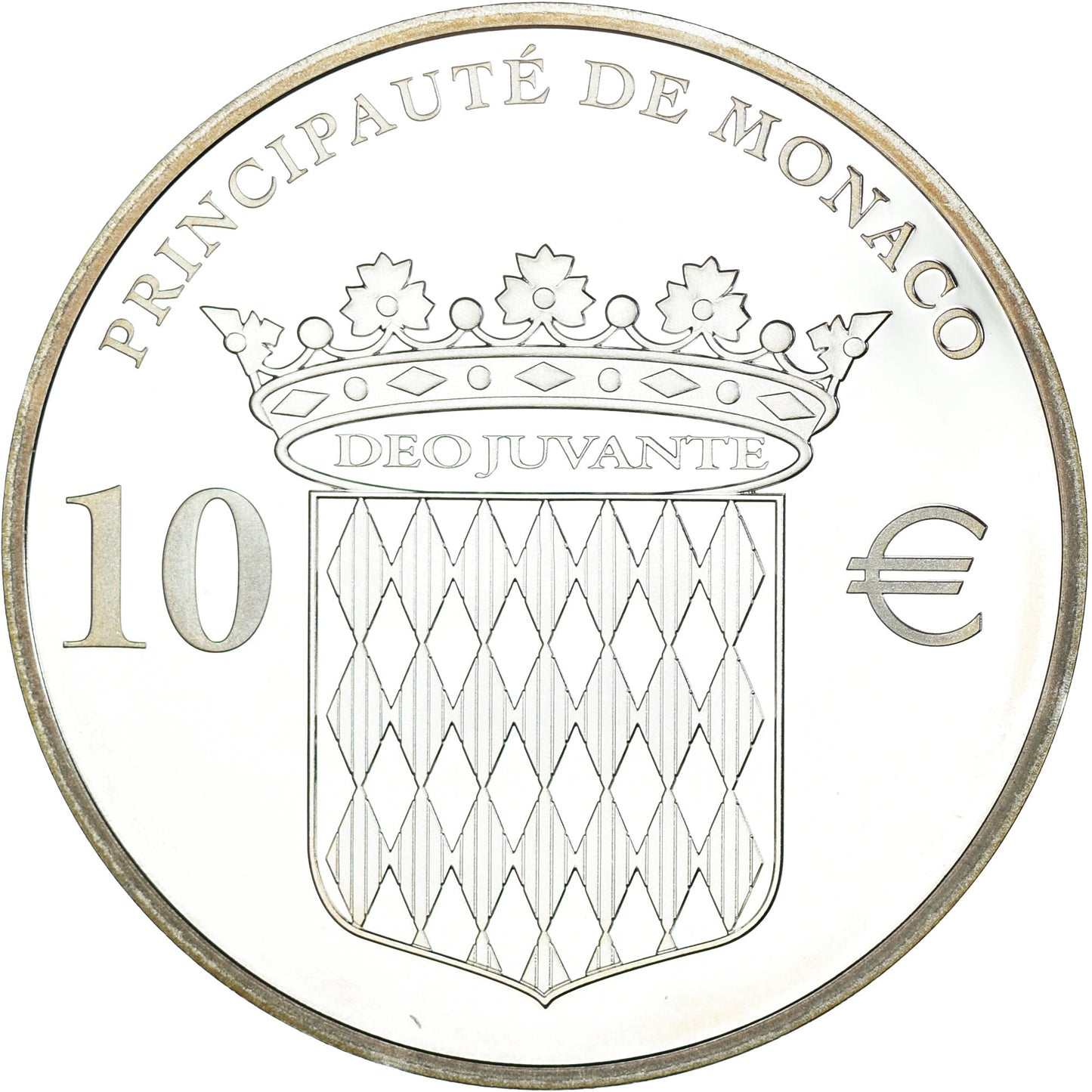 Monako, 
  
  Honoré II. 
  
  10 Euro