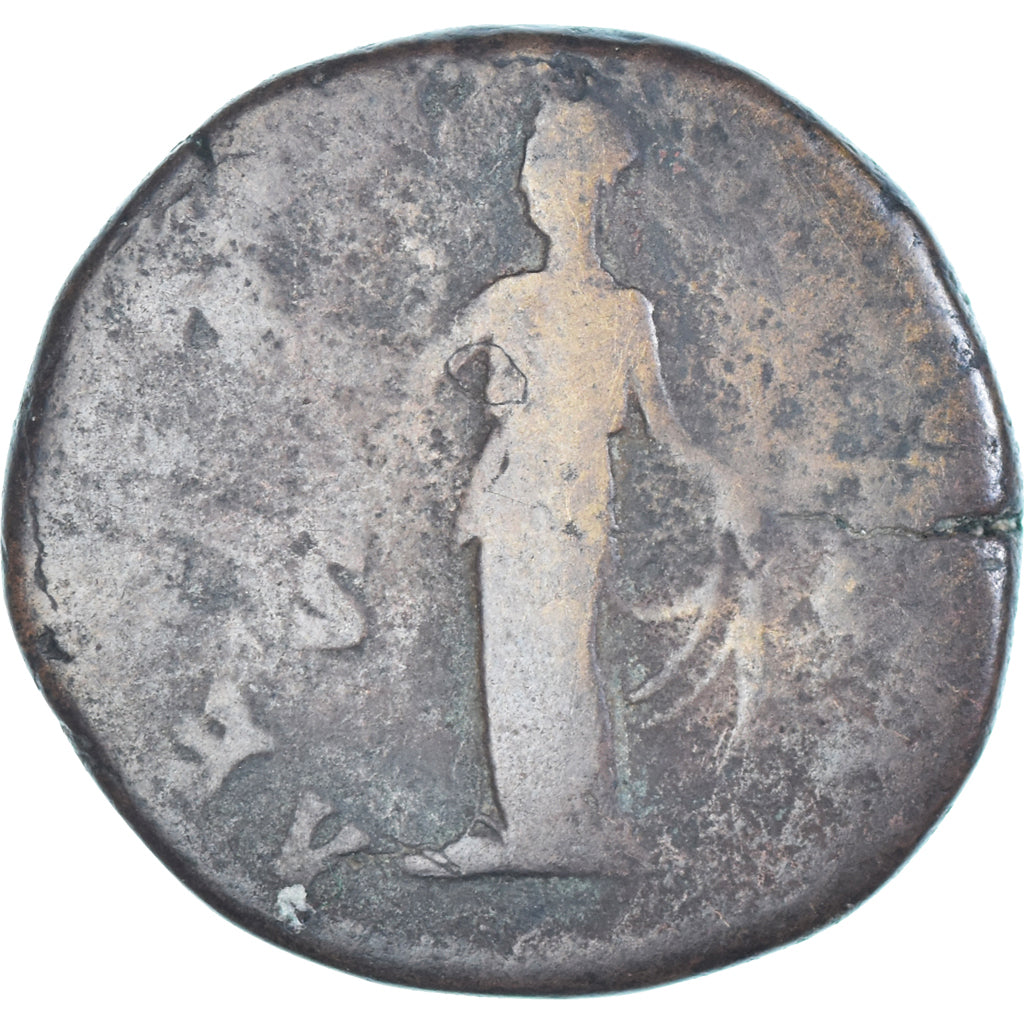 Mince, 
  
  Diva Faustina I, 
  
  Sestertius
