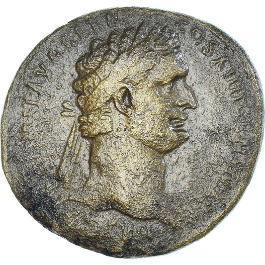 Mince, 
  
  Domitian, 
  
  Sestertius