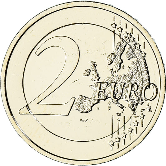 Německo, 
  
  2 eura, 
  
  2018