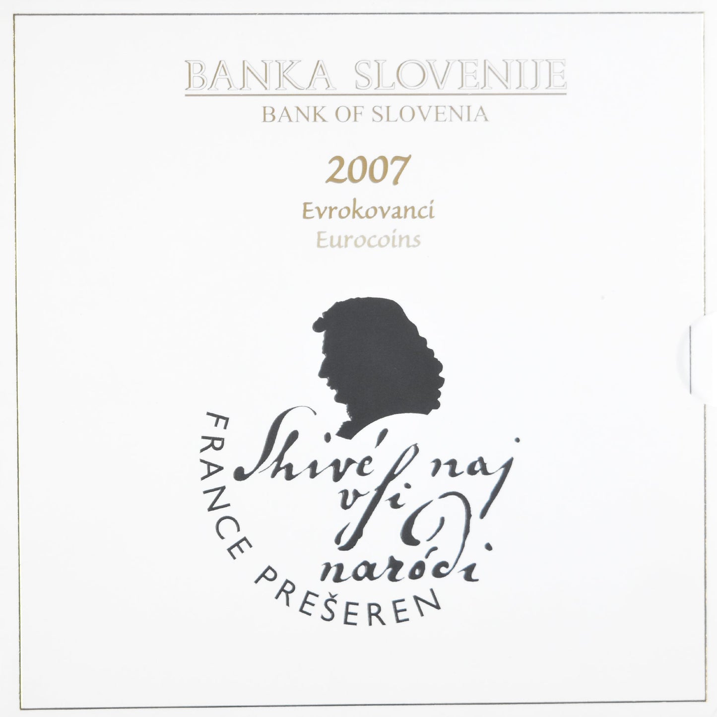 Slovinsko, 
  
  1 cent až 2 eura, 
  
  euro set
