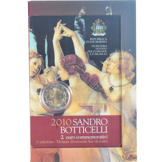 San Marino, 
  
  2 eura, 
  
  Sandro Botticelli