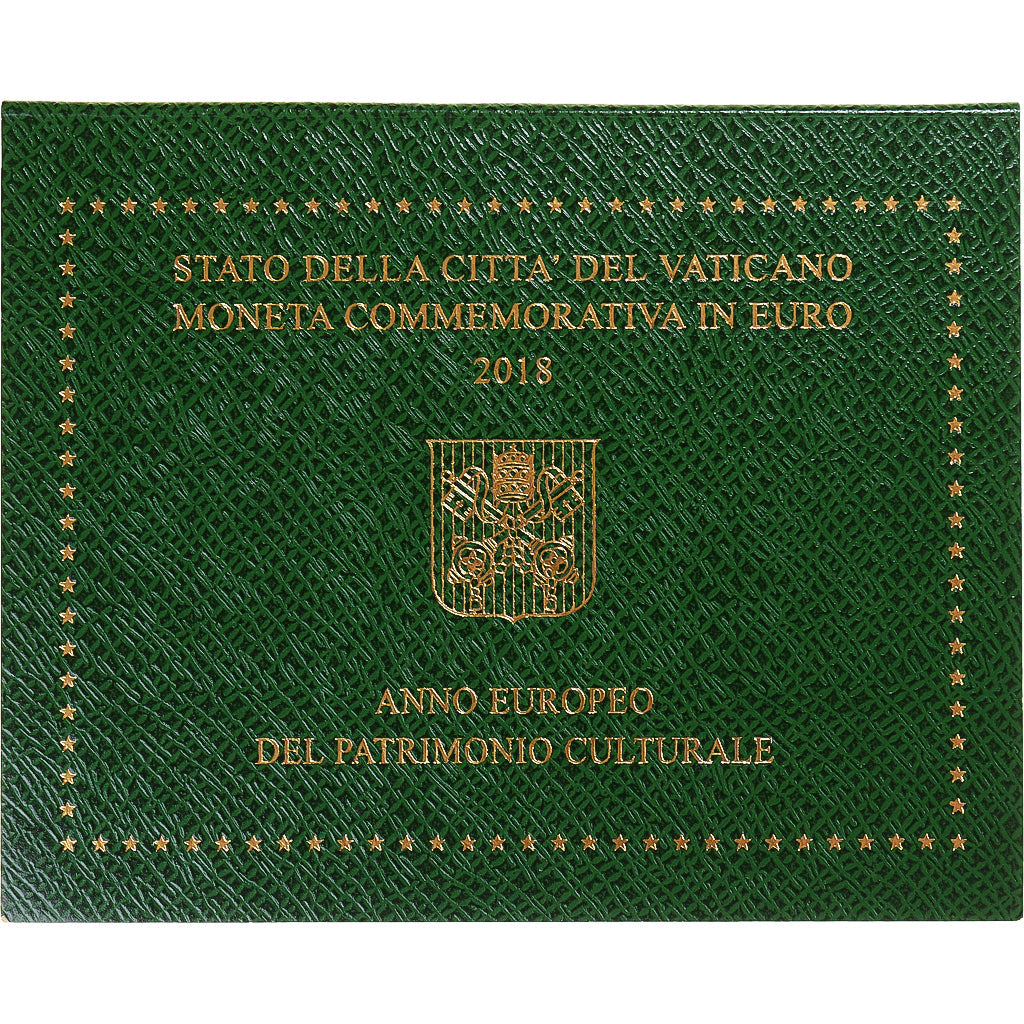 Vatikán, 
  
  2 eura, 
  
  année européenne du patrimoine culturel