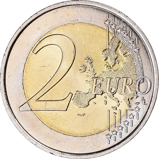 Francie, 
  
  2 eura, 
  
  Charles De Gaulle