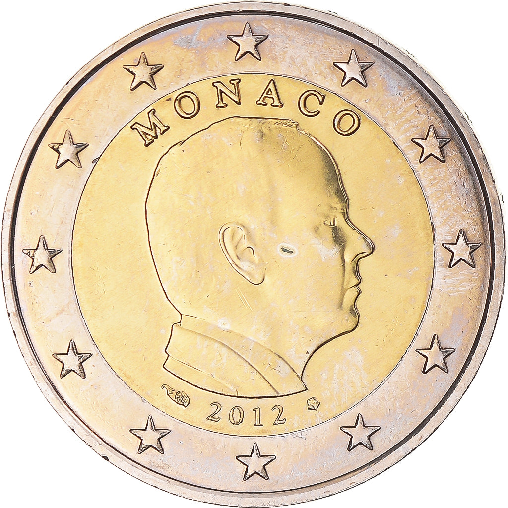 Monako, 
  
  2 eura, 
  
  princ Albert