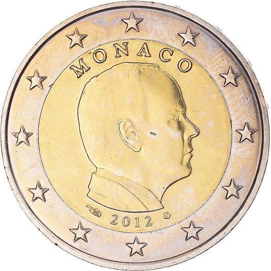 Monako, 
  
  2 eura, 
  
  princ Albert