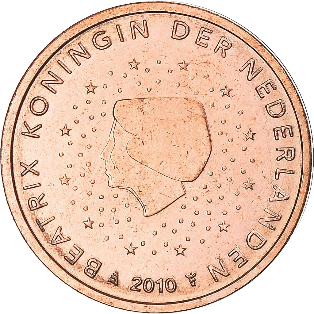 Nizozemí, 
  
  2 euro centy, 
  
  2010