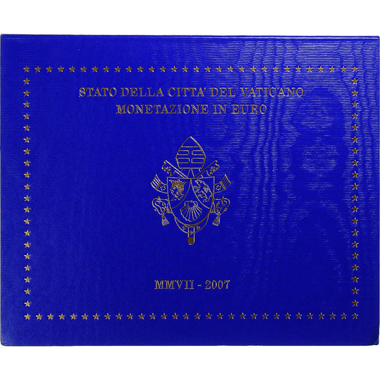 Vatikán, 
  
  1 cent až 2 eura, 
  
  2007