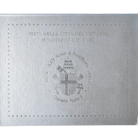 Vatikán, 
  
  Jean-Paul II, 
  
  1 cent až 2 eura